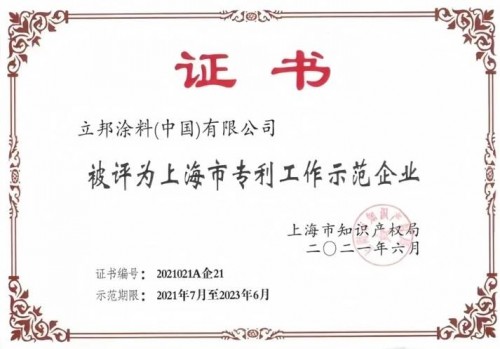 立邦成功入选2024年度上海市高价值专利升级培育项目(图2)