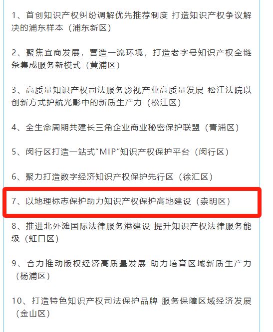 2024年上海市优化知识产权营商环境优秀案例公布崇明有一例入选(图2)