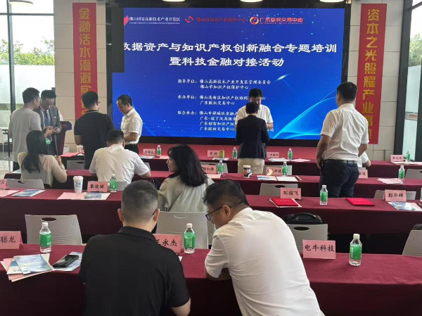 佛山高新区“数据资产与知识产权创新融合”专题培训暨科技金融对接活动成功举办(图5)