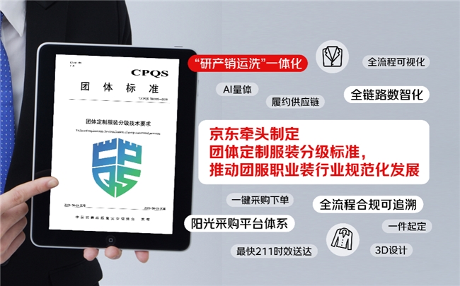 京东牵头制定行业首个团体定制服装分级标准(图1)
