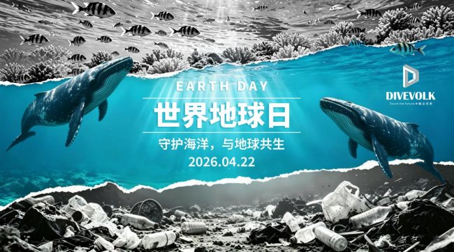 世界地球日：DIVEVOLK 以智能手机水下摄影推动海洋保护让每一位潜水员成为海洋守护者